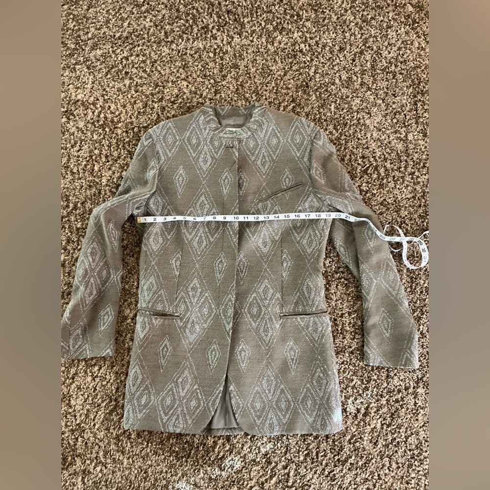 Giorgio Armani LE COLLEZIONI made in Italy blazer coat jacket button front 40 6 - Picture 7 of 15